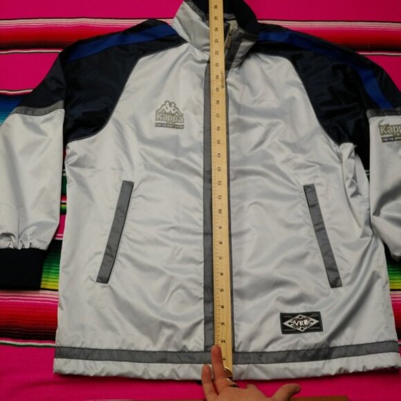 Vintage Kappa Tracksuit Set Top & Pants Men S Logos 90s Retro Swishy Japan Made - Picture 13 of 16
